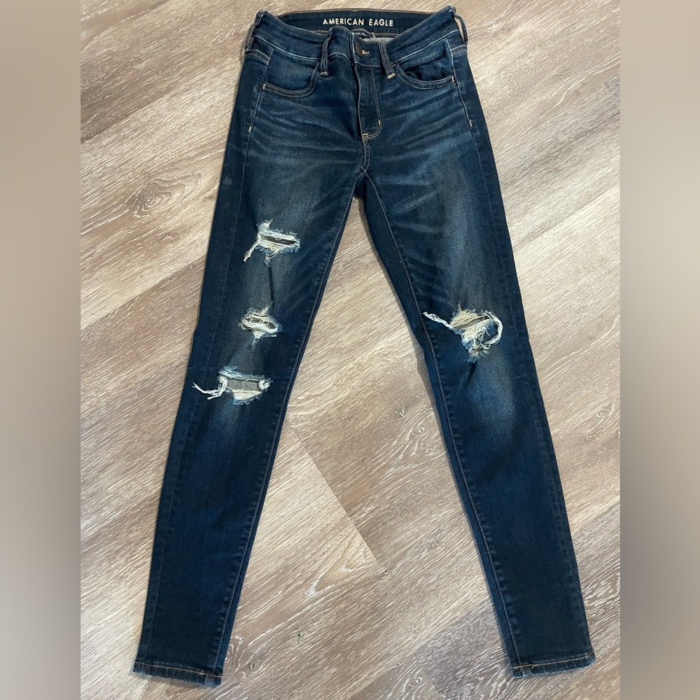 American Eagle, Next level stretch, distressed denim Jeans